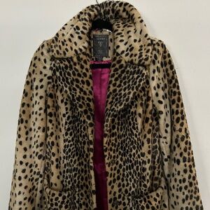 Leopard Print Coat